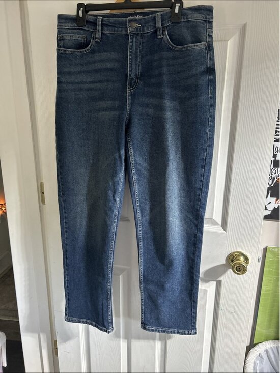 Calvin Klein Denim - Calvin Klein Jeans Women’s 12 Melody High Waist Straight Leg Casual Denim NWOT